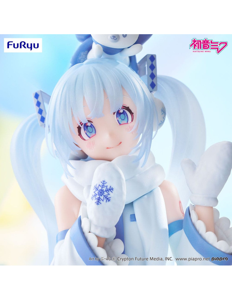 Furyu - Hatsune Miku - Noodle Stopper Figure Snow Miku Sky Town 10th Ver.
