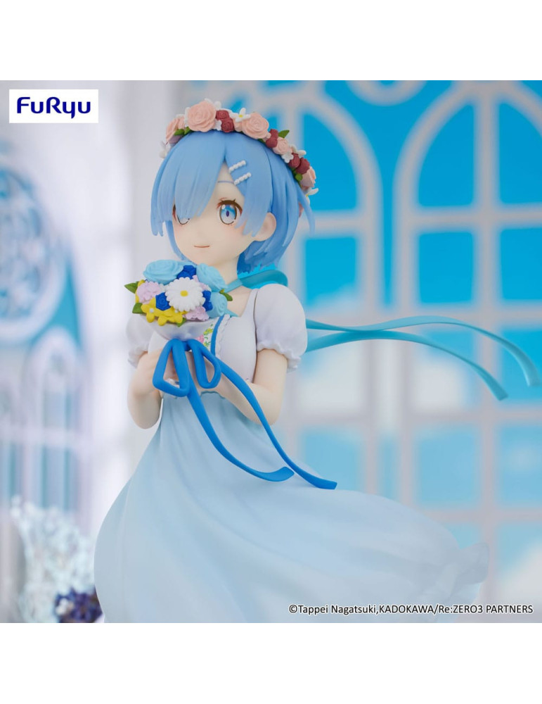 Furyu - Re:Zero Starting Life in Another World - figurine Trio-Try-iT Rem Bridesmaid