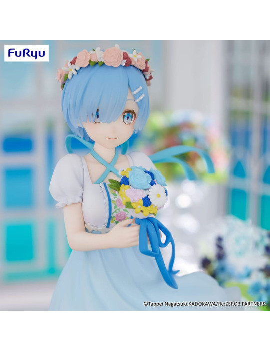 Furyu - Re:Zero Starting Life in Another World - figurine Trio-Try-iT Rem Bridesmaid