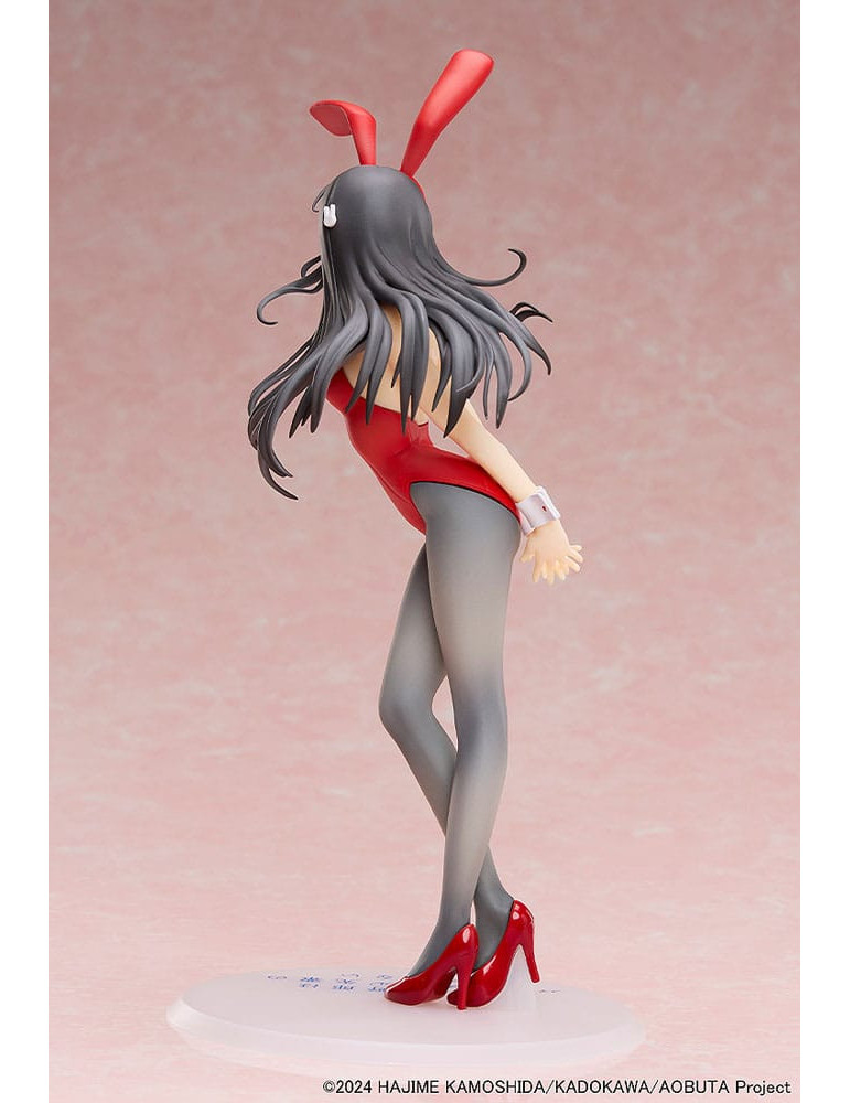 Aniplex - Rascal Does Not Dream of Bunny Girl Senpai - Figurine Mai Sakurajima Red Bunny Girl Ver.