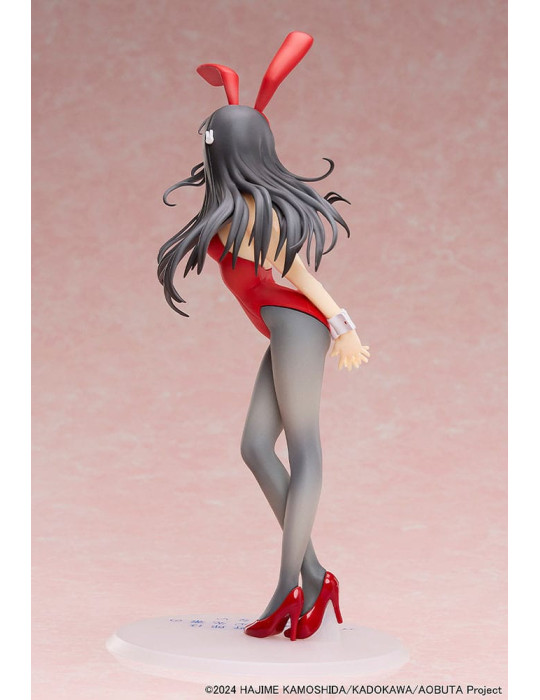 Aniplex - Rascal Does Not Dream of Bunny Girl Senpai - Figurine Mai Sakurajima Red Bunny Girl Ver.