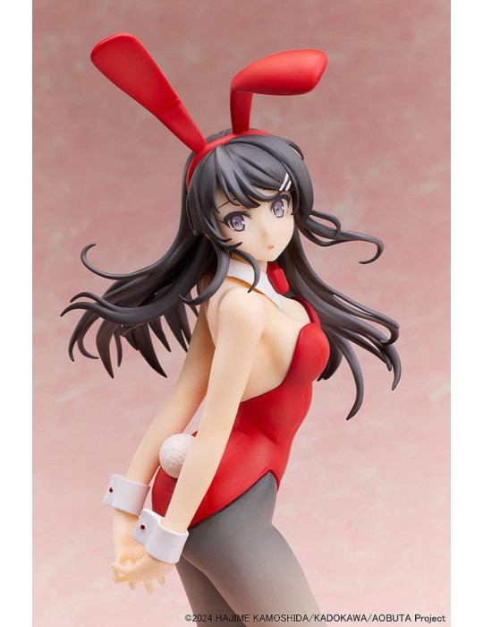 Aniplex - Rascal Does Not Dream of Bunny Girl Senpai - Figurine Mai Sakurajima Red Bunny Girl Ver.
