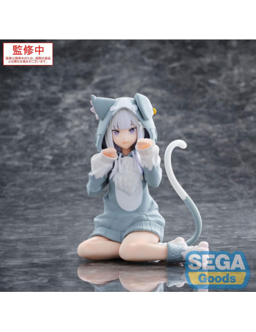 Sega - Re:Zero Starting Life in Another World - figurine Yumemirize Emilia Mofumofu Pack