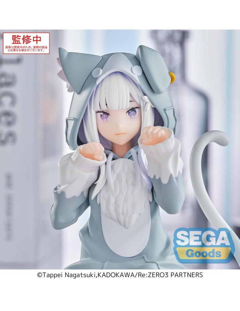 Sega - Re:Zero Starting Life in Another World - figurine Yumemirize Emilia Mofumofu Pack