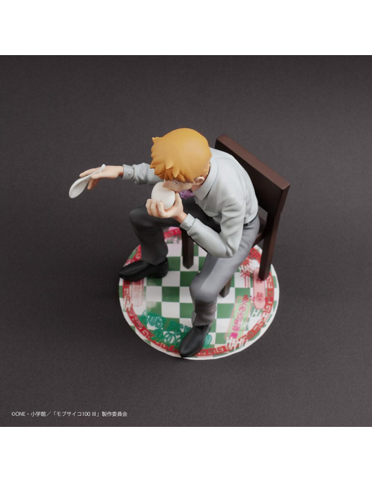 Union Creative - Mob Psycho 100 III x Bunbougu Cafe 2022 - figurine Arataka Reigen