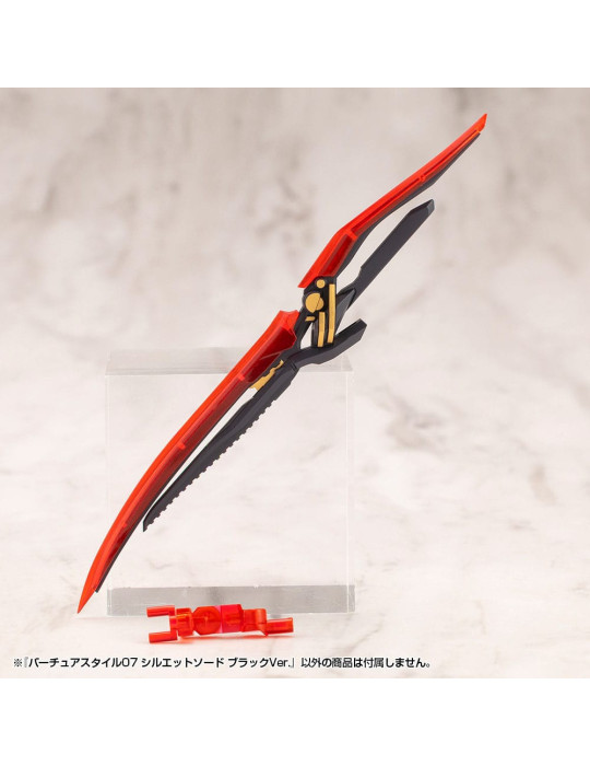 Kotobukiya - M.S.G. Model Kit Accessory Set Virtuous Style 06 Silhouette Sword Black Ver.