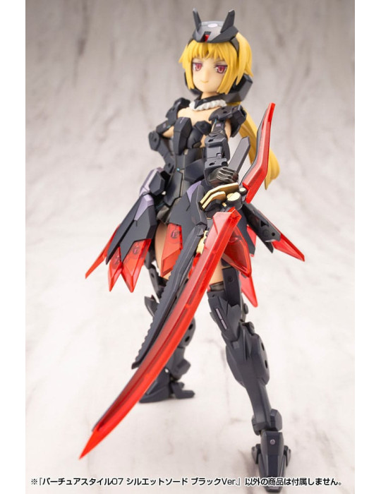 Kotobukiya - M.S.G. Model Kit Accessory Set Virtuous Style 06 Silhouette Sword Black Ver.