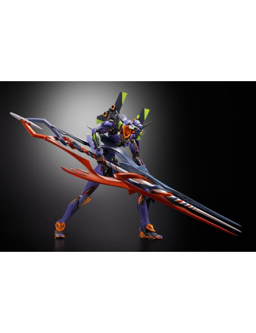 Bandai - Neon Genesis Evangelion - figurine Diecast Metal Build Eva Test Type-01 30th with the Spear of Gaius