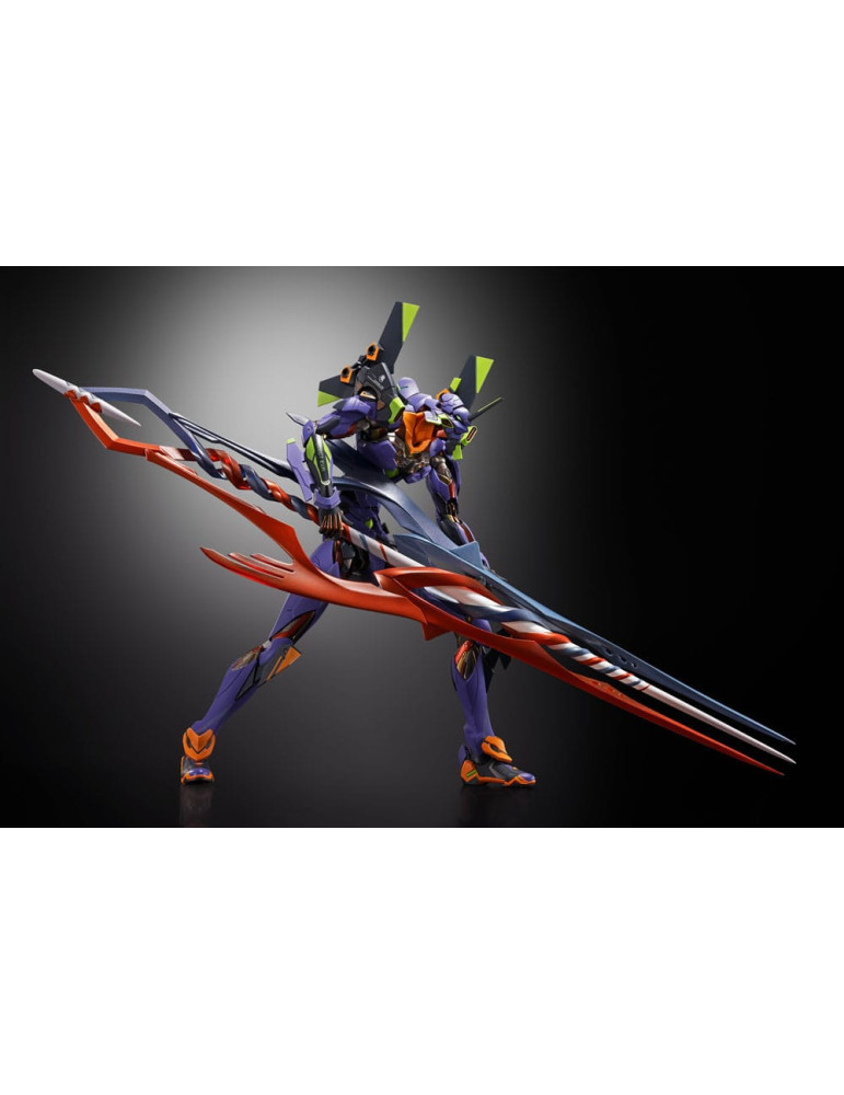 Bandai - Neon Genesis Evangelion - figurine Diecast Metal Build Eva Test Type-01 30th with the Spear of Gaius