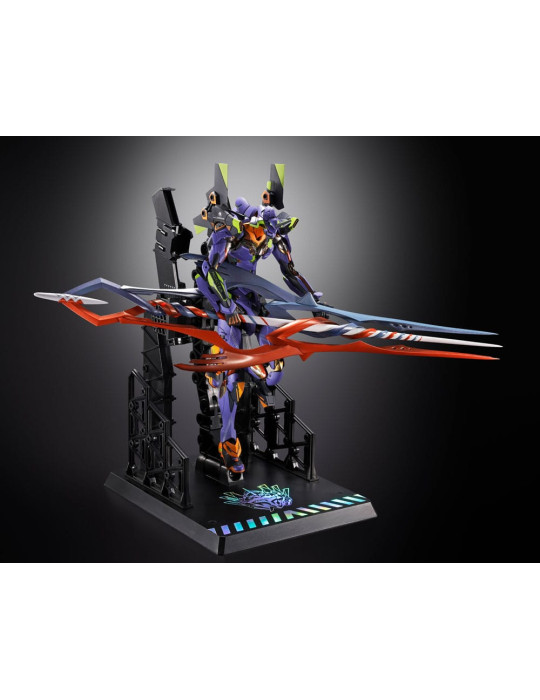 Bandai - Neon Genesis Evangelion - figure Diecast Metal Build Eva Test Type-01 30th with the Spear of Gaius