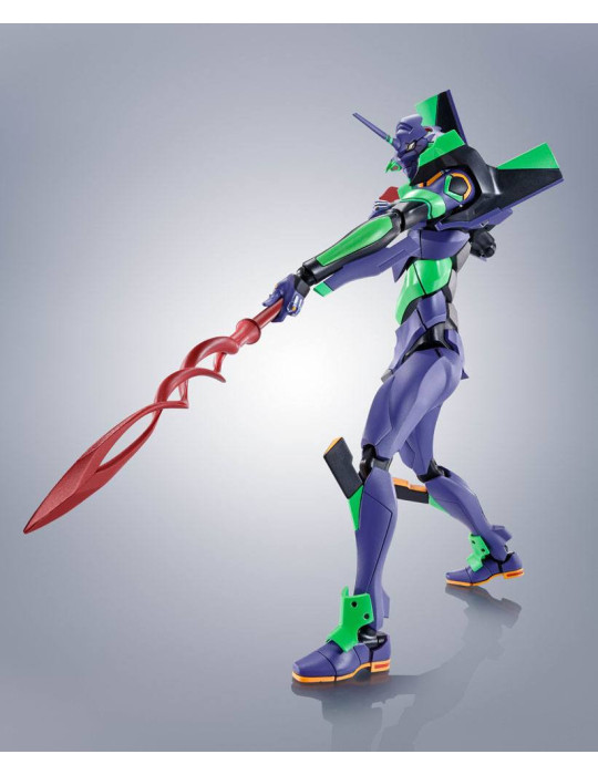 Bandai - Evangelion: 3.0+1.0 Thrice Upon a Time - figurine Robot Spirits (Side EVA)  Evangelion Test Type-01 + Spear of Cassius