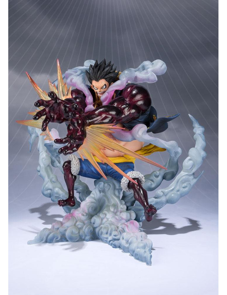 Bandai - One Piece - figurine FiguartsZERO Monkey D. Luffy Gear 4 Leo Bazooka