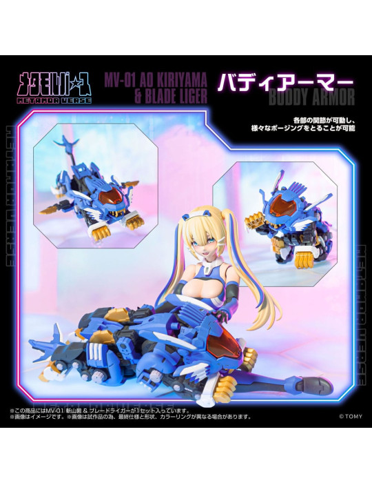 Takara Tomy - Zoids - figurine MV-01 Ao Kiriyama & Blade Liger