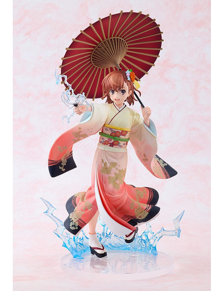Kadokawa - A Certain Scientific Railgun T - figure Mikoto Misaka Furisode Kimono Ver.