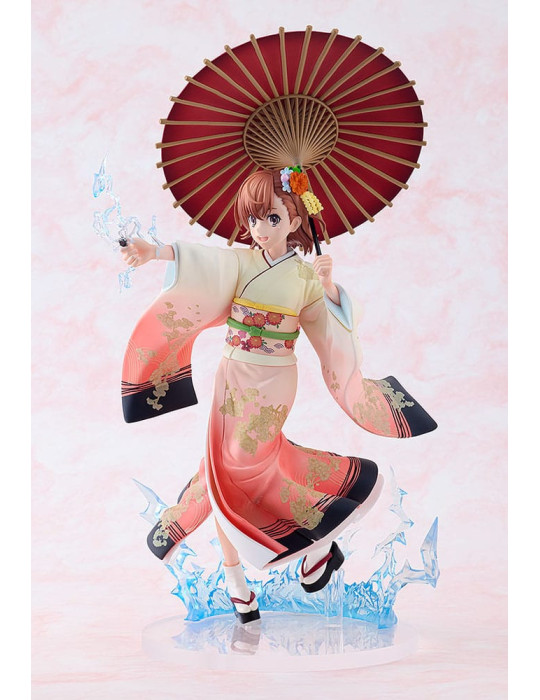 Kadokawa - A Certain Scientific Railgun T - figure Mikoto Misaka Furisode Kimono Ver.