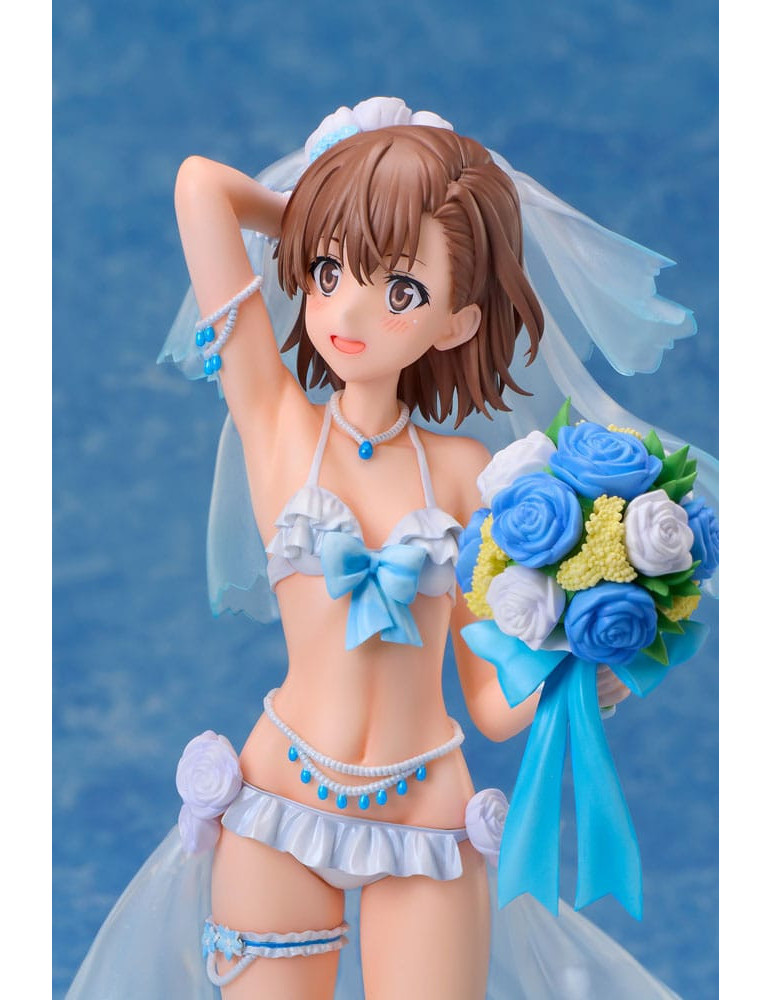 A Dimension - A Certain Scientific Railgun T - Figurine Mikoto Misaka Wedding Swimsuit Ver.