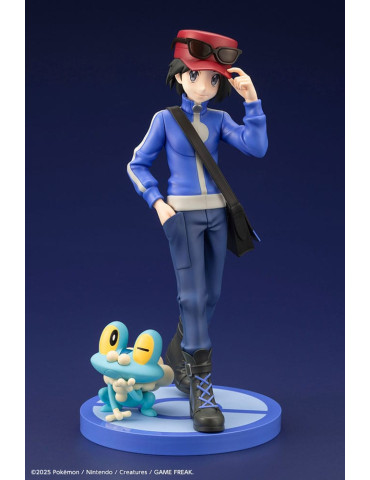 Kotobukiya - Pokémon - Figurine ARTFXJ Kalem & Grenousse
