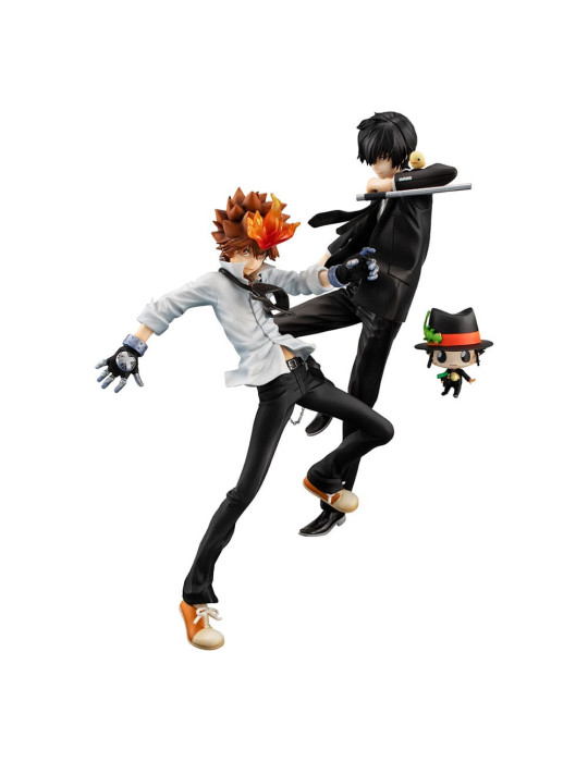 Megahouse - Katekyo Hitman Reborn! - figures Tsunayoshi Sawada & Kyoya Hibari & Reborn Set