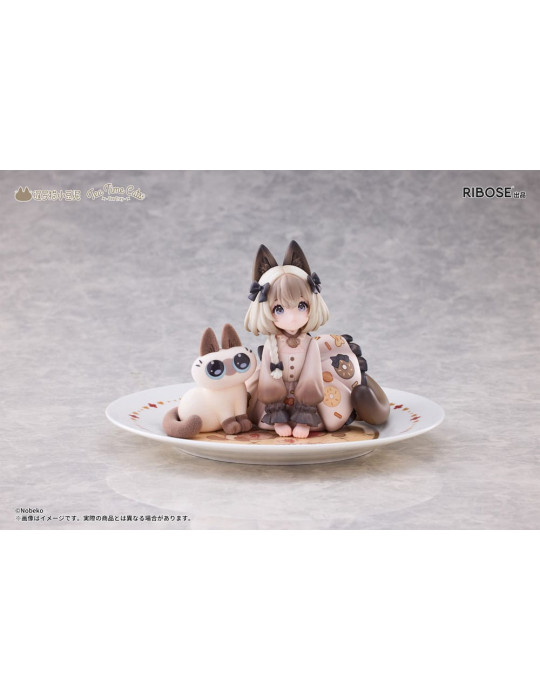Ribose - figurine Tea Time Cats x Siamese Cat Azuki-san Friendship Collaboration Exclusive Set