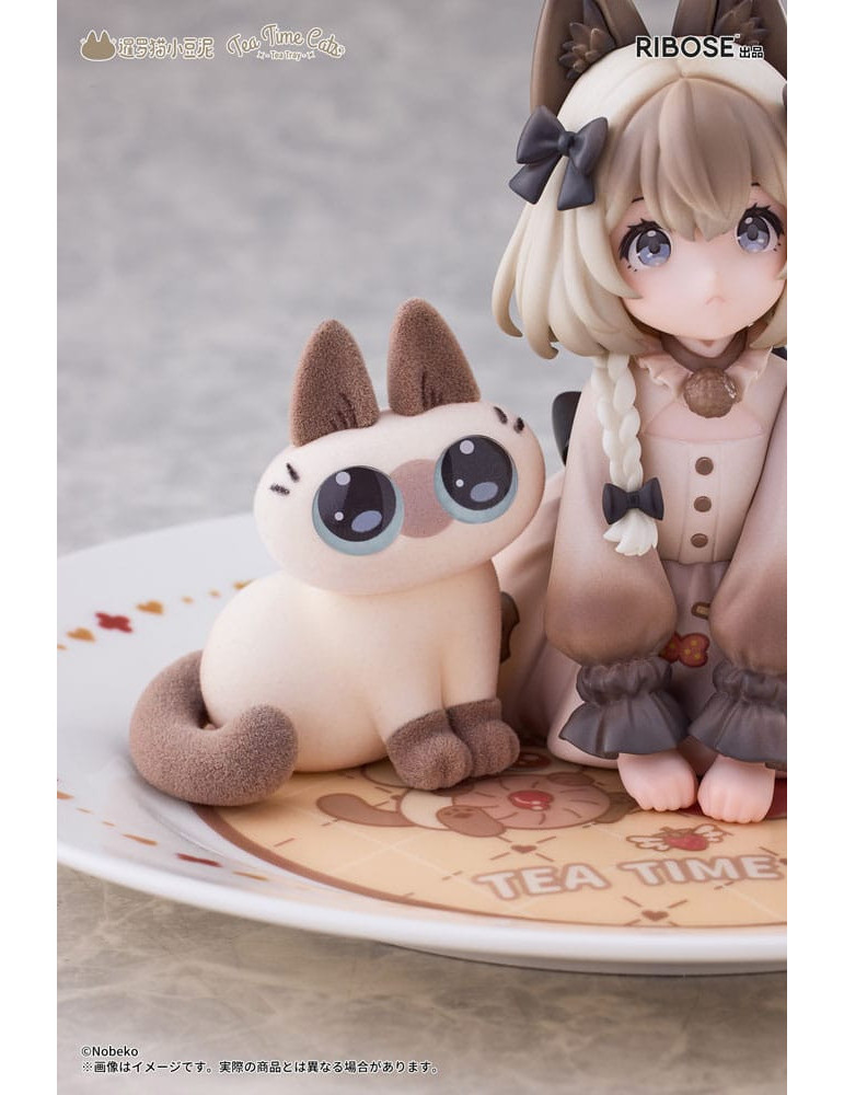 Ribose - figure Tea Time Cats x Siamese Cat Azuki-san Friendship Collaboration Exclusive Set