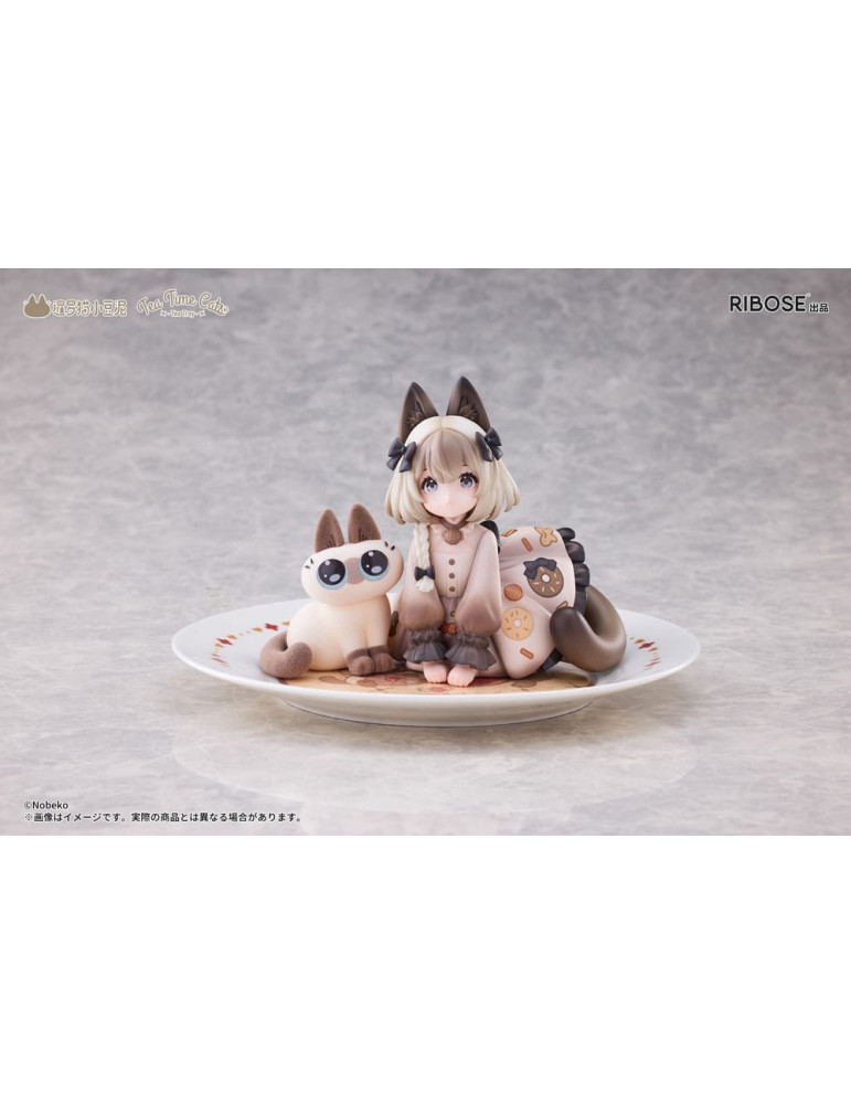 Ribose - figurine Tea Time Cats x Siamese Cat Azuki-san Friendship Collaboration Exclusive Set