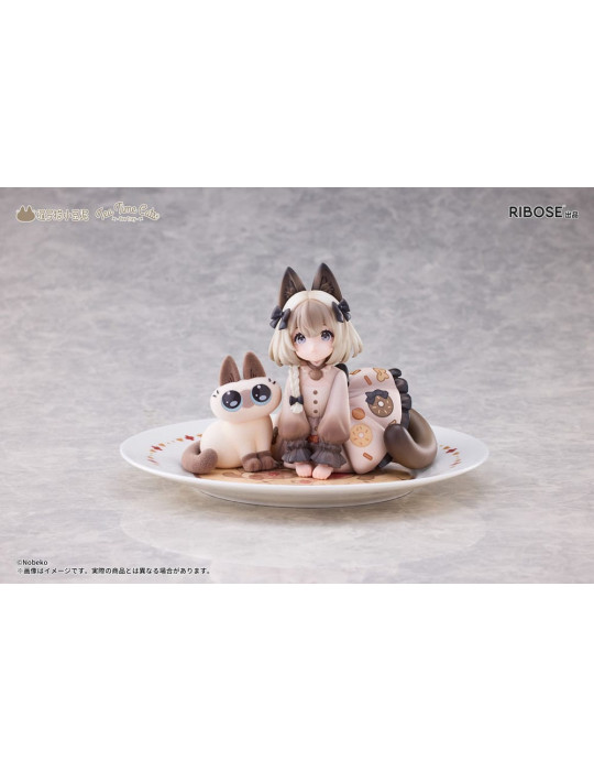 Ribose - figurine Tea Time Cats x Siamese Cat Azuki-san Friendship Collaboration Exclusive Set
