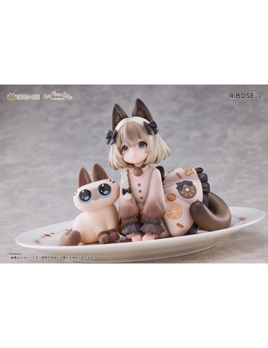 Ribose - figurine Tea Time Cats x Siamese Cat Azuki-san Friendship Collaboration Exclusive Set