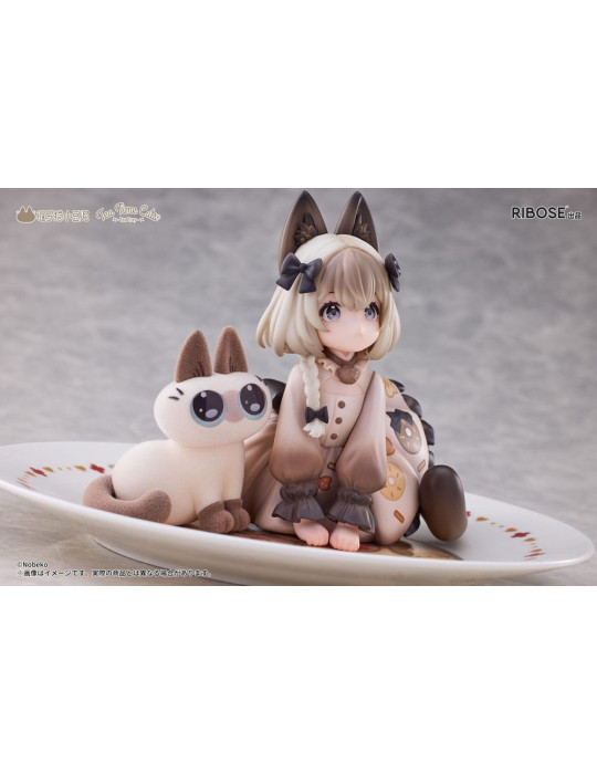 Ribose - figure Tea Time Cats x Siamese Cat Azuki-san Friendship Collaboration Exclusive Set