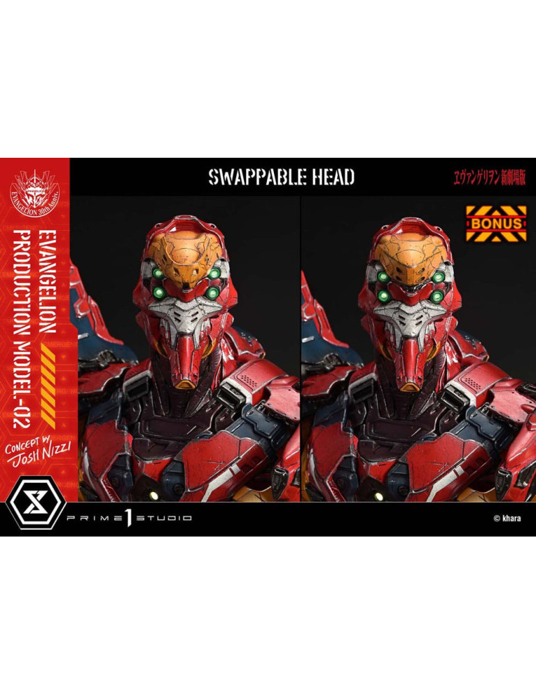 Prime 1 Studio - Rebuild of Evangelion - Figurine UDM Series Evangelion Production Model-02 (Concept By Josh Nizzi)