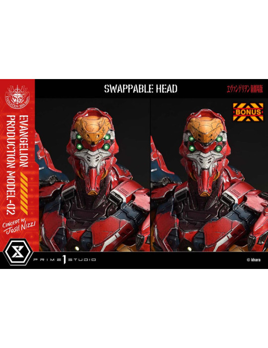 Prime 1 Studio - Rebuild of Evangelion - Figurine UDM Series Evangelion Production Model-02 (Concept By Josh Nizzi)