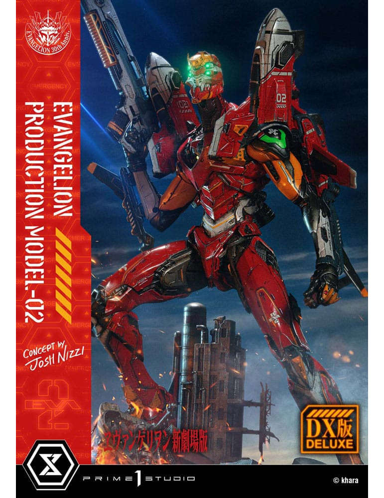 Prime 1 Studio - Rebuild of Evangelion - UDM Series figure Evangelion Production Model-02 (Concept By Josh Nizzi) Deluxe