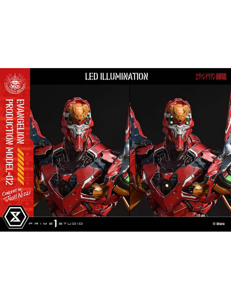 Prime 1 Studio - Rebuild of Evangelion - UDM Series figure Evangelion Production Model-02 (Concept By Josh Nizzi) Deluxe