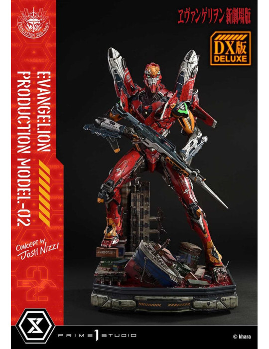 Prime 1 Studio - Rebuild of Evangelion - Figurine UDM Series Evangelion Production Model-02 (Concept By Josh Nizzi)