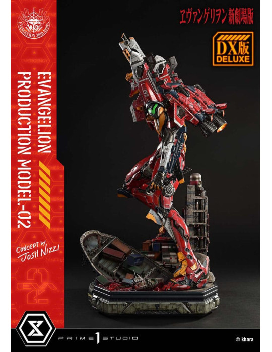 Prime 1 Studio - Rebuild of Evangelion - Figurine UDM Series Evangelion Production Model-02 (Concept By Josh Nizzi)