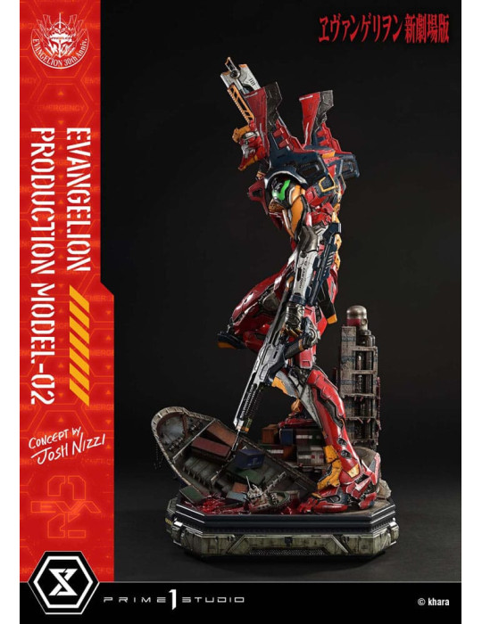 Prime 1 Studio - Rebuild of Evangelion - UDM Series figure Evangelion Production Model-02 (Concept By Josh Nizzi) Deluxe