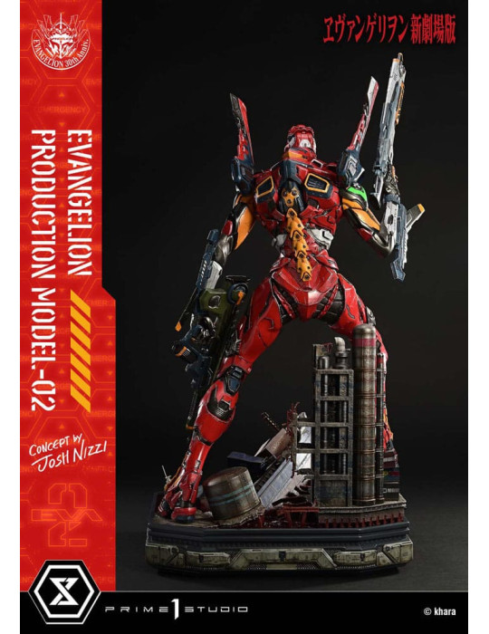 Prime 1 Studio - Rebuild of Evangelion - UDM Series figure Evangelion Production Model-02 (Concept By Josh Nizzi) Deluxe