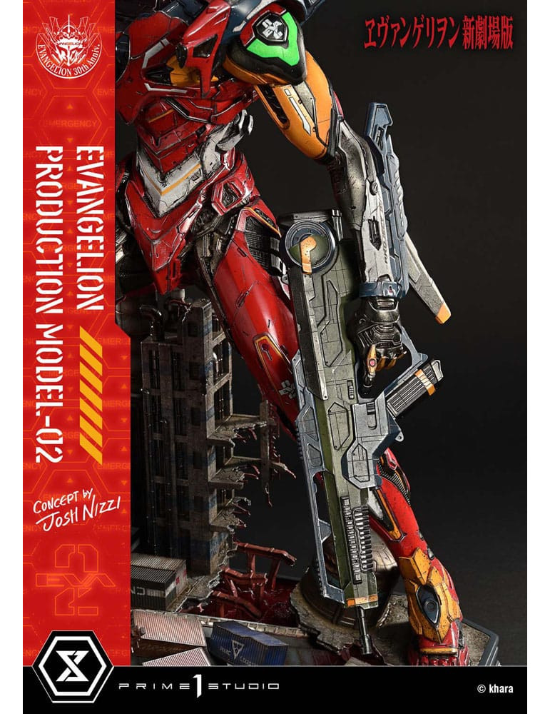 Prime 1 Studio - Rebuild of Evangelion - UDM Series figure Evangelion Production Model-02 (Concept By Josh Nizzi) Deluxe