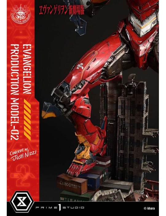 Prime 1 Studio - Rebuild of Evangelion - Figurine UDM Series Evangelion Production Model-02 (Concept By Josh Nizzi)