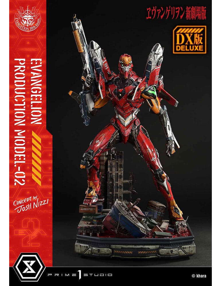 Prime 1 Studio - Rebuild of Evangelion - Figurine UDM Series Evangelion Production Model-02 (Concept By Josh Nizzi)
