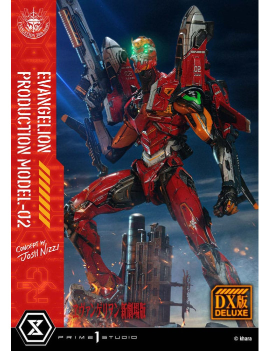 Prime 1 Studio - Rebuild of Evangelion - UDM Series figure Evangelion Production Model-02 (Concept By Josh Nizzi) Deluxe