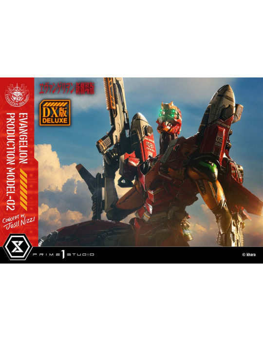 Prime 1 Studio - Rebuild of Evangelion - Figurine UDM Series Evangelion Production Model-02 (Concept By Josh Nizzi)