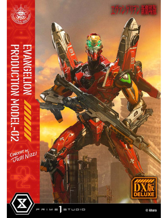 Prime 1 Studio - Rebuild of Evangelion - UDM Series figure Evangelion Production Model-02 (Concept By Josh Nizzi) Deluxe