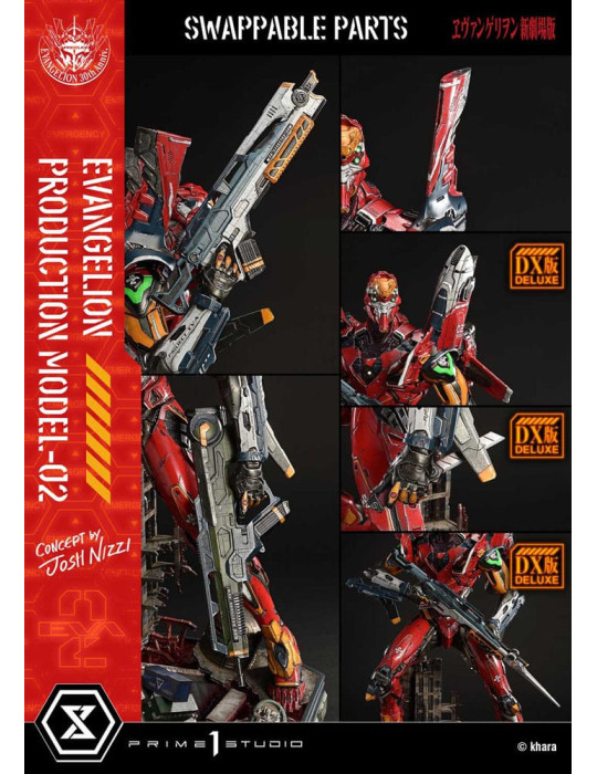 Prime 1 Studio - Rebuild of Evangelion - UDM Series figure Evangelion Production Model-02 (Concept By Josh Nizzi) Deluxe