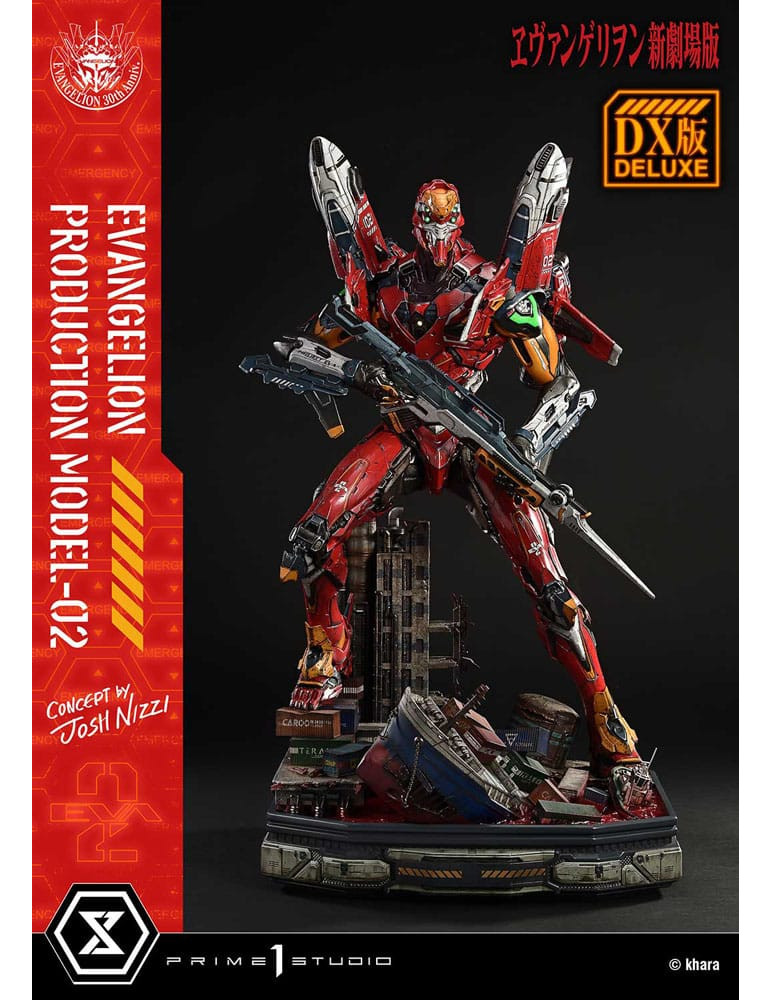 Prime 1 Studio - Rebuild of Evangelion - UDM Series figure Evangelion Production Model-02 (Concept By Josh Nizzi) Deluxe