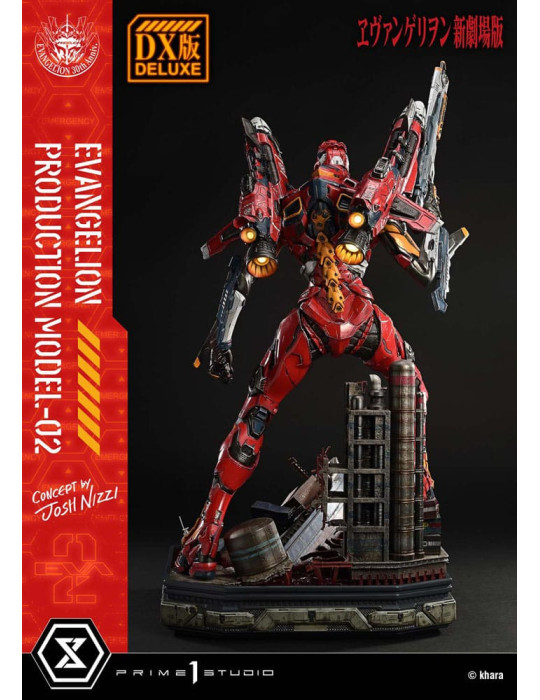 Prime 1 Studio - Rebuild of Evangelion - Figurine UDM Series Evangelion Production Model-02 (Concept By Josh Nizzi)