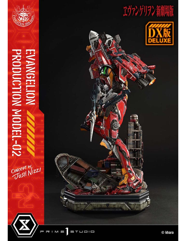 Prime 1 Studio - Rebuild of Evangelion - UDM Series figure Evangelion Production Model-02 (Concept By Josh Nizzi) Deluxe