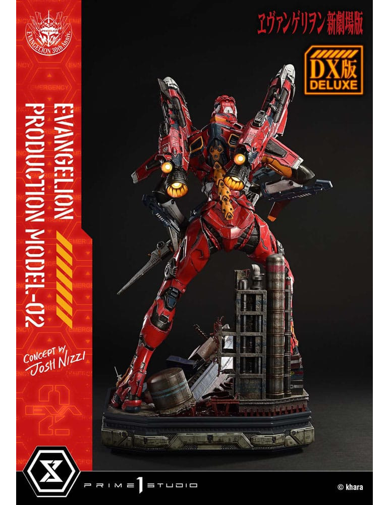 Prime 1 Studio - Rebuild of Evangelion - Figurine UDM Series Evangelion Production Model-02 (Concept By Josh Nizzi)