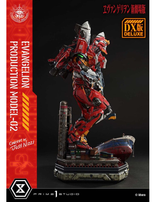 Prime 1 Studio - Rebuild of Evangelion - Figurine UDM Series Evangelion Production Model-02 (Concept By Josh Nizzi)