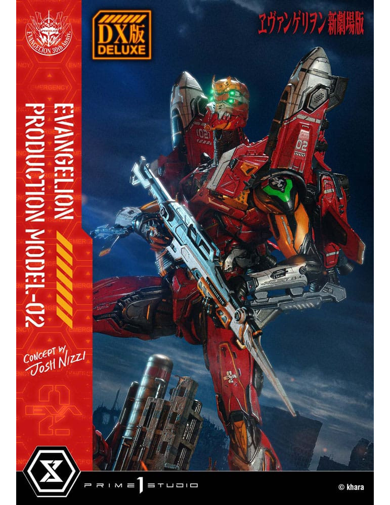 Prime 1 Studio - Rebuild of Evangelion - Figurine UDM Series Evangelion Production Model-02 (Concept By Josh Nizzi)