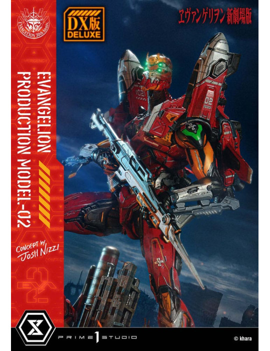 Prime 1 Studio - Rebuild of Evangelion - Figurine UDM Series Evangelion Production Model-02 (Concept By Josh Nizzi)
